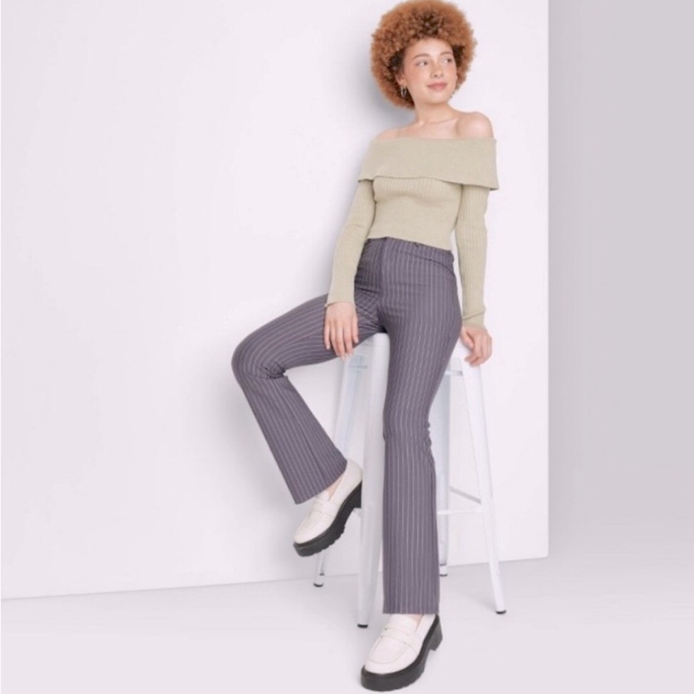 NWT Wild fable off the shoulder sweater top - sage